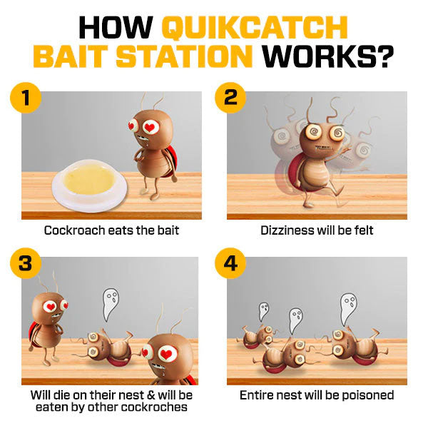 parioliy™ QuikCatch RoachAce Bait Station