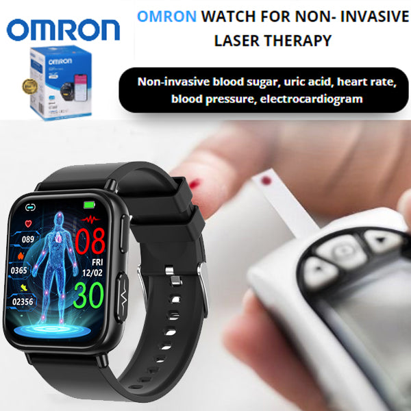 Newest Upgrade OMRON® GT5Pro Blood Pressure Monitoring Watch With Blood Glucose ECG Heart Rate Health Fitness Tracker 2024