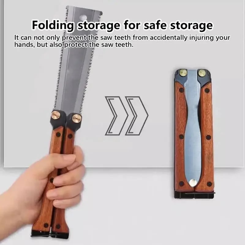 🔥Father's Day gift - Mini folding saw, excellent woodworking tool