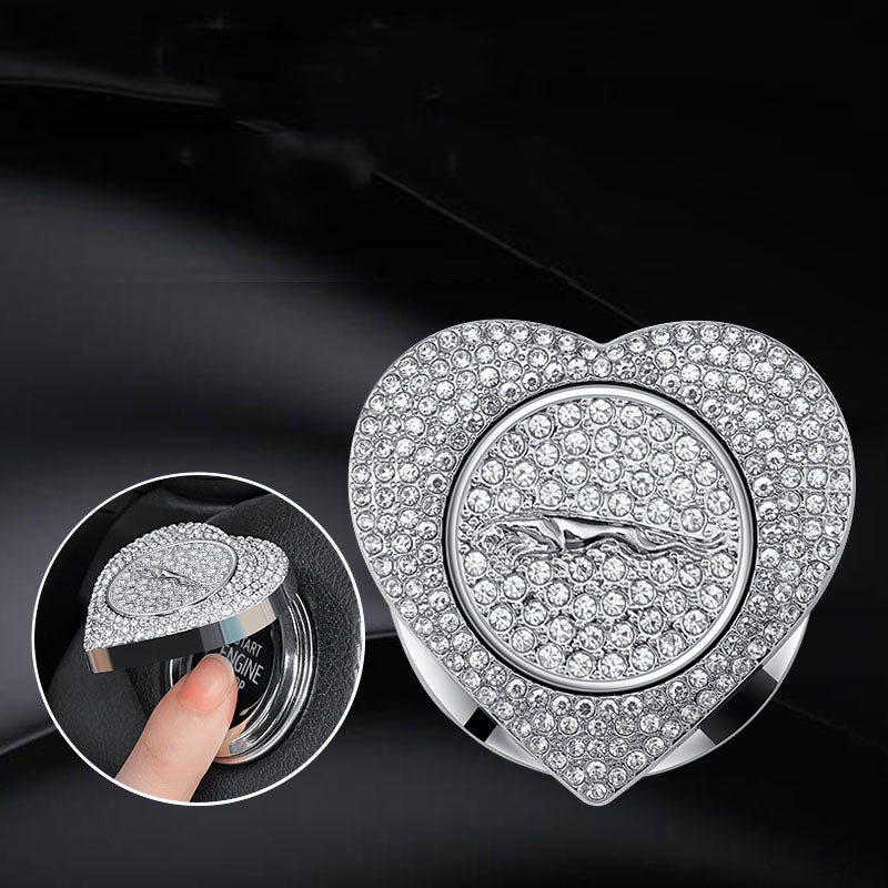 LAST SALE🔥49% OFF🔥Heart-shaped Diamond-studded One-button Start Protective Case