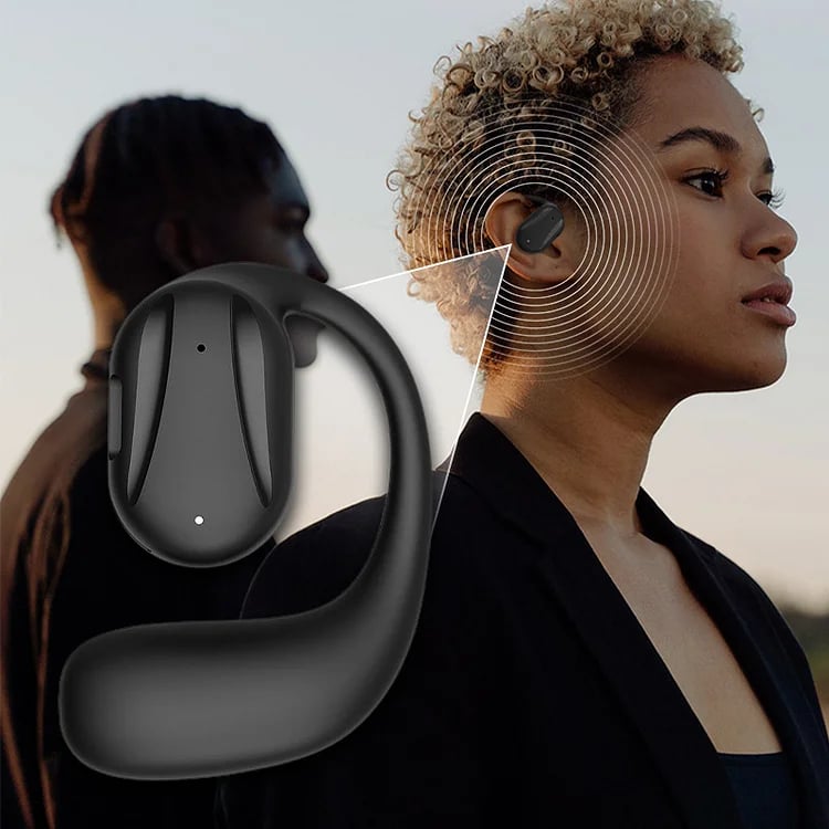 【Last 100 items🥳】Single-Ear Bone Conduction Bluetooth Wireless Earbud