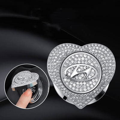 LAST SALE🔥49% OFF🔥Heart-shaped Diamond-studded One-button Start Protective Case