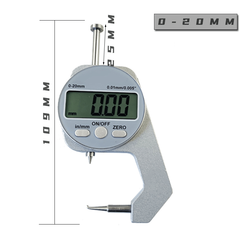 Digital Display Thickness Gauge