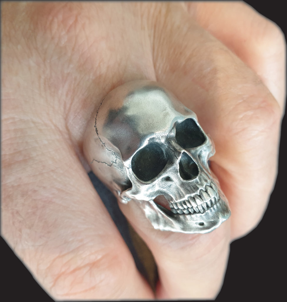 New Anatomical full skull ring--Perfect Gift