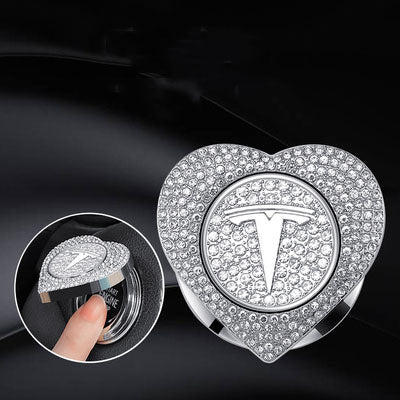 LAST SALE🔥49% OFF🔥Heart-shaped Diamond-studded One-button Start Protective Case