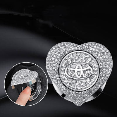 LAST SALE🔥49% OFF🔥Heart-shaped Diamond-studded One-button Start Protective Case