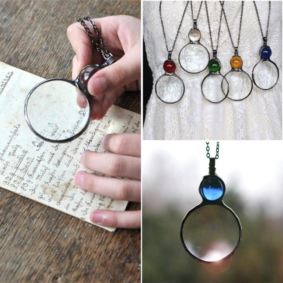 🎁2024 New Year Hot Sale🎁 🔥-Magnifying Glass Necklace gift