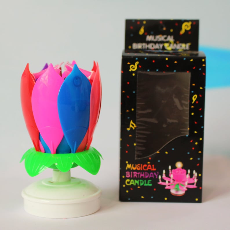 🎂Magical Flower Birthday Candle💖