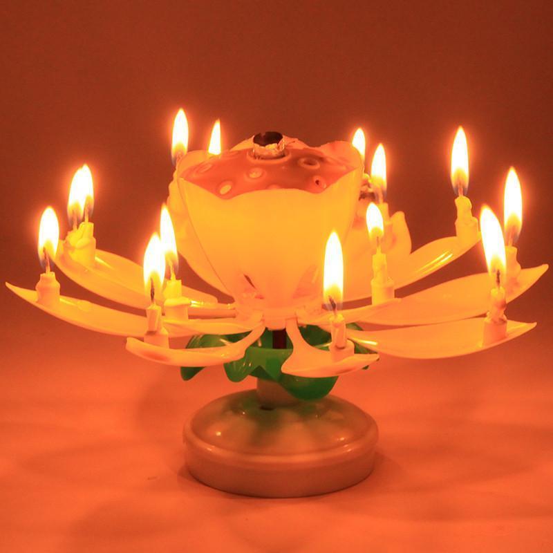 🎂Magical Flower Birthday Candle💖