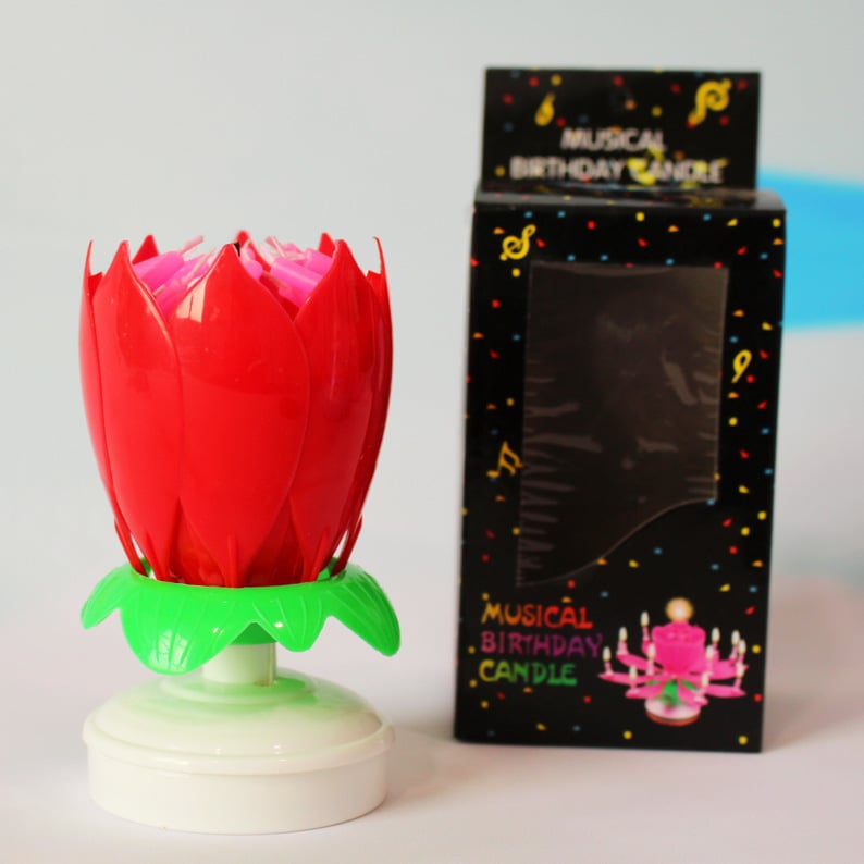 🎂Magical Flower Birthday Candle💖