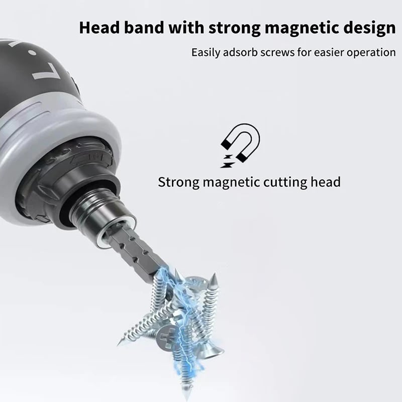 Magnetic dual user huck head telescopic screw knife manual tool