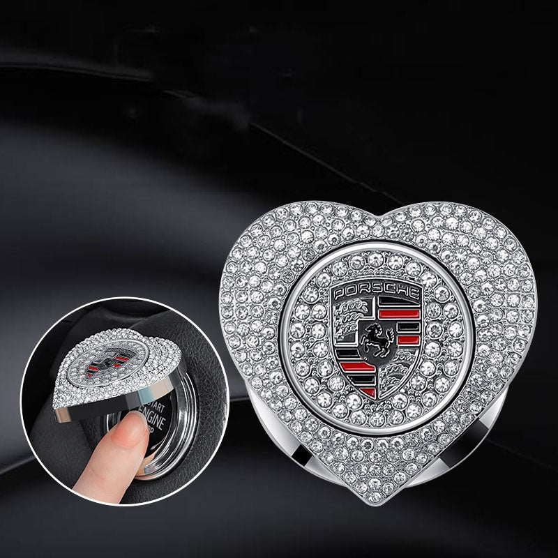 LAST SALE🔥49% OFF🔥Heart-shaped Diamond-studded One-button Start Protective Case