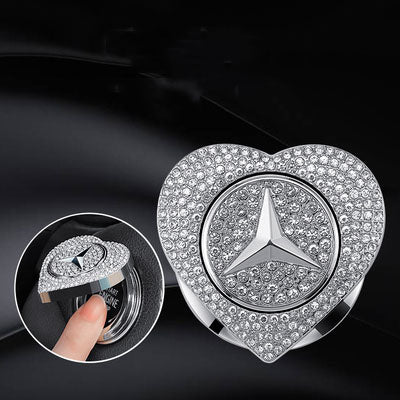 LAST SALE🔥49% OFF🔥Heart-shaped Diamond-studded One-button Start Protective Case