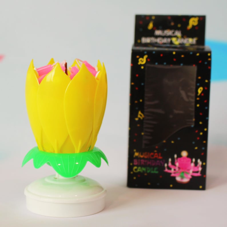 🎂Magical Flower Birthday Candle💖