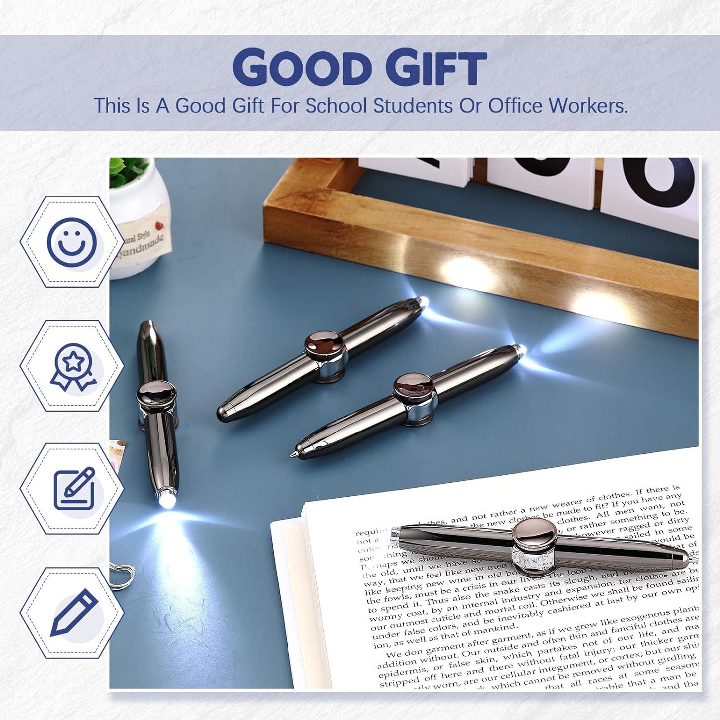 🔥Last Day Promotion 49% OFF🔥 LED light gyro Fidget pen