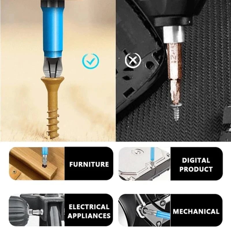 🎁2024 New Year Hot Sale🎁Magnetic Anti-Slip Drill Bit (7 PCs)✨