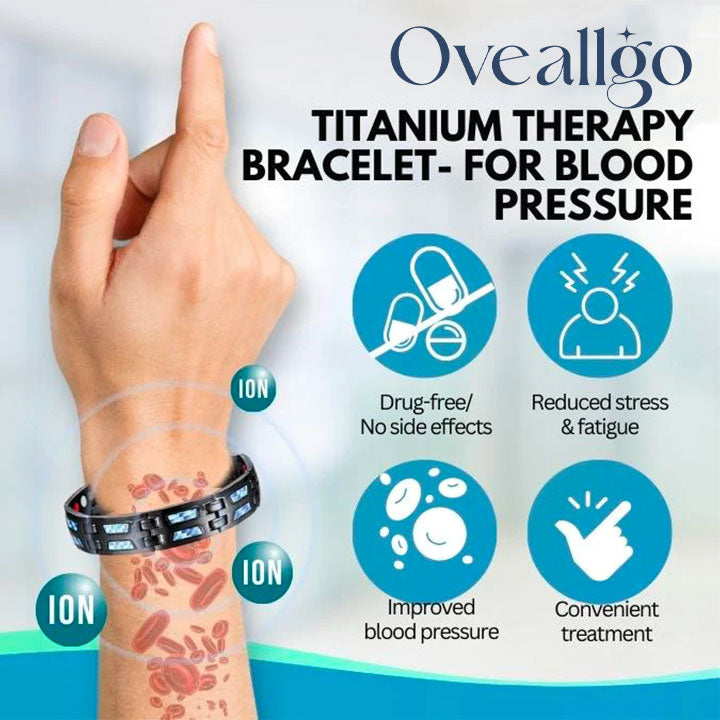 parioliy™ Titanium Therapy Bracelet - for Blood Pressure