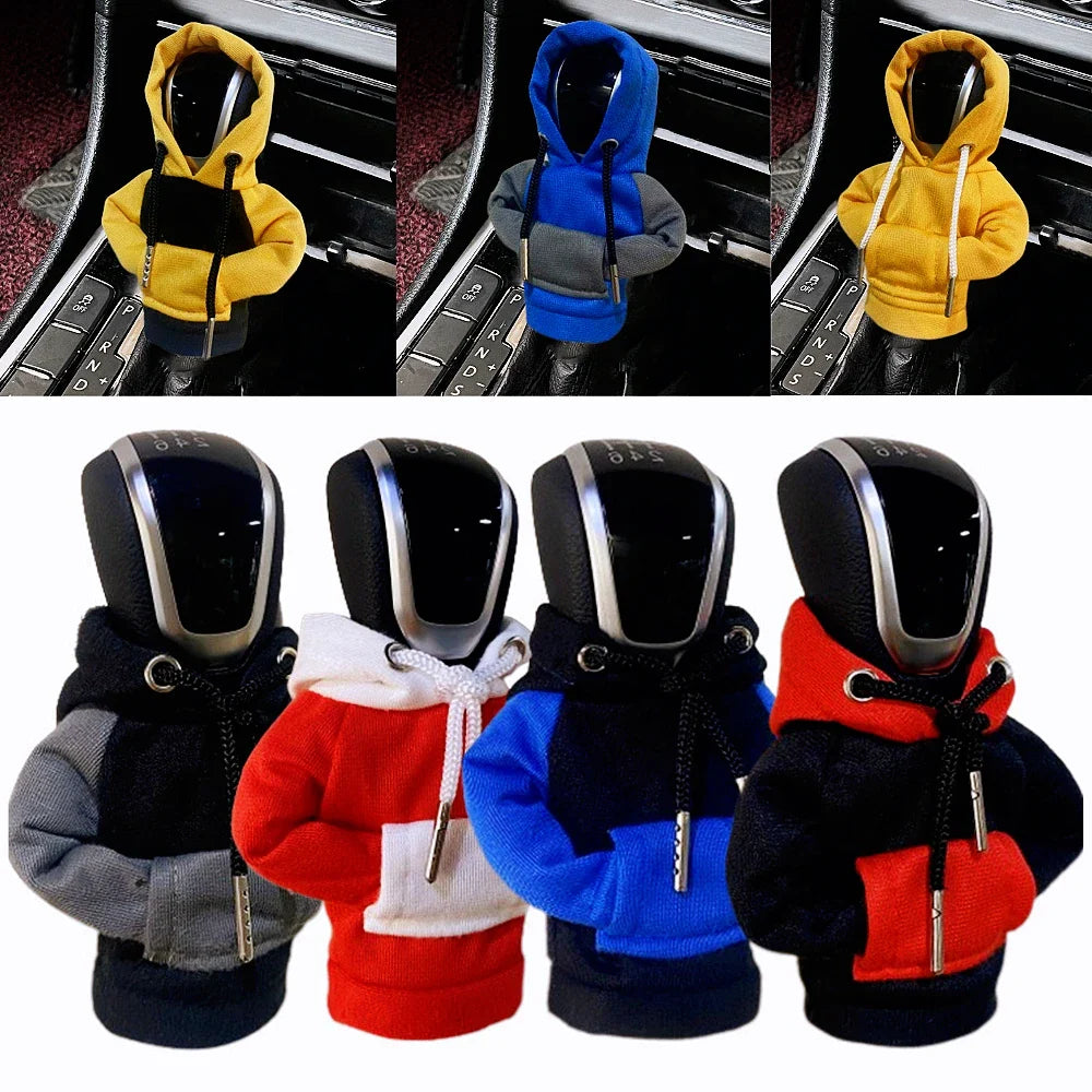 Hoodie Gear Shift Knob Cover for Cars - Fashionable Sweatshirt