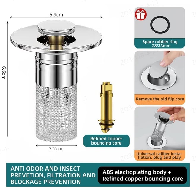 ⏰Limited Stock⏰ - Stainless Steel Floor Drain Filter 🔥