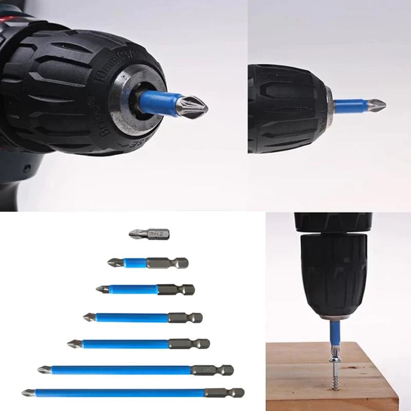 🎁2024 New Year Hot Sale🎁Magnetic Anti-Slip Drill Bit (7 PCs)✨