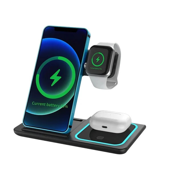 🔥3 In 1 Folding Wireless Charger