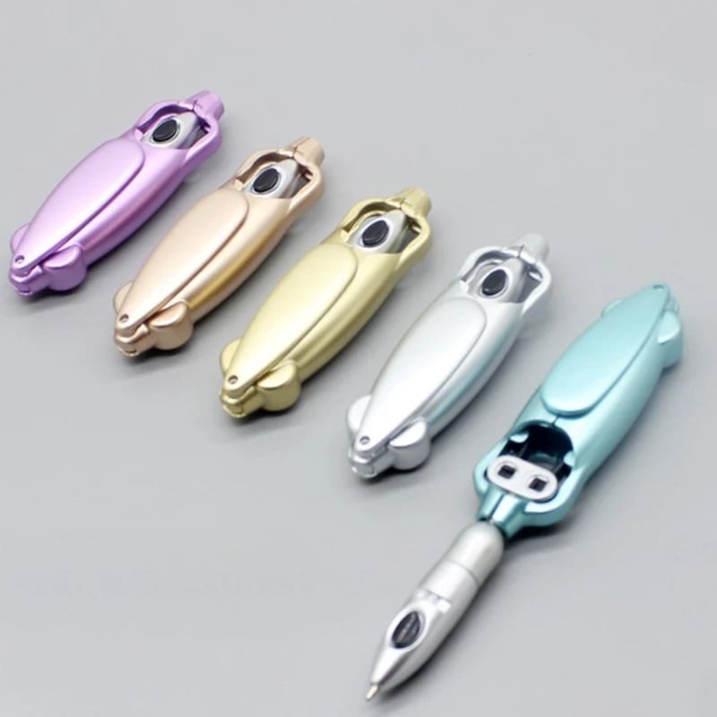 ✨✨Creative and unique folding round bead pen writing tool✨