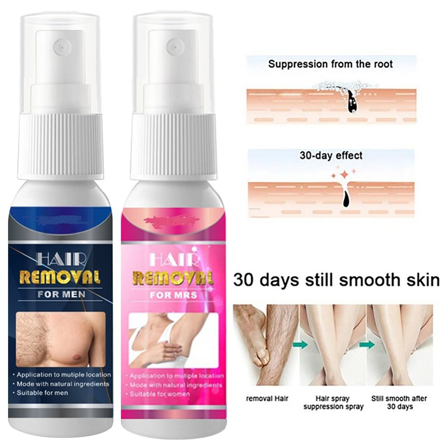 Body Hair Removal Spray