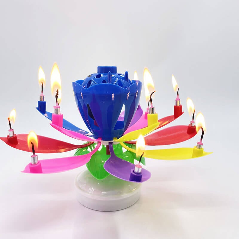 🎂Magical Flower Birthday Candle💖