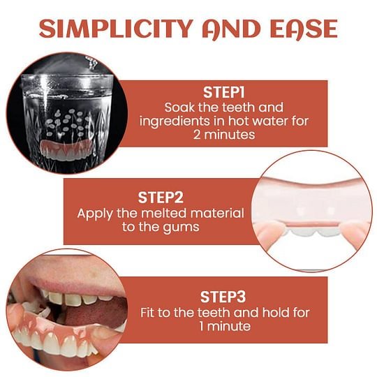 【Preferential】🔥 BQYOOM™ Perfect-Bite Denture Silicone Reline Kit ✨