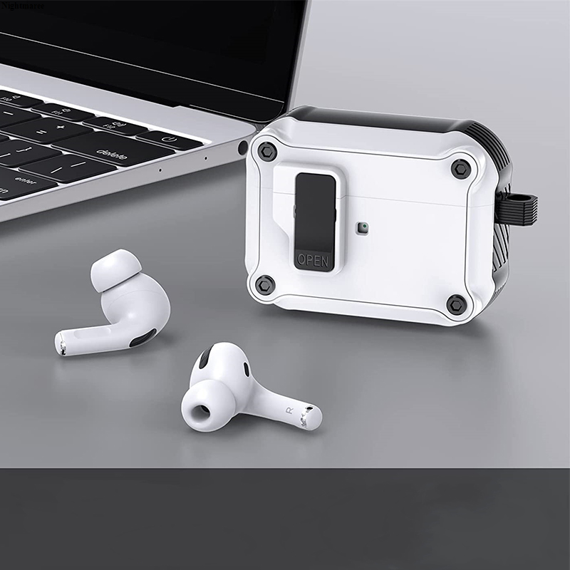 AirPods Mech-Style Anti-Loss Shockproof Protective Case