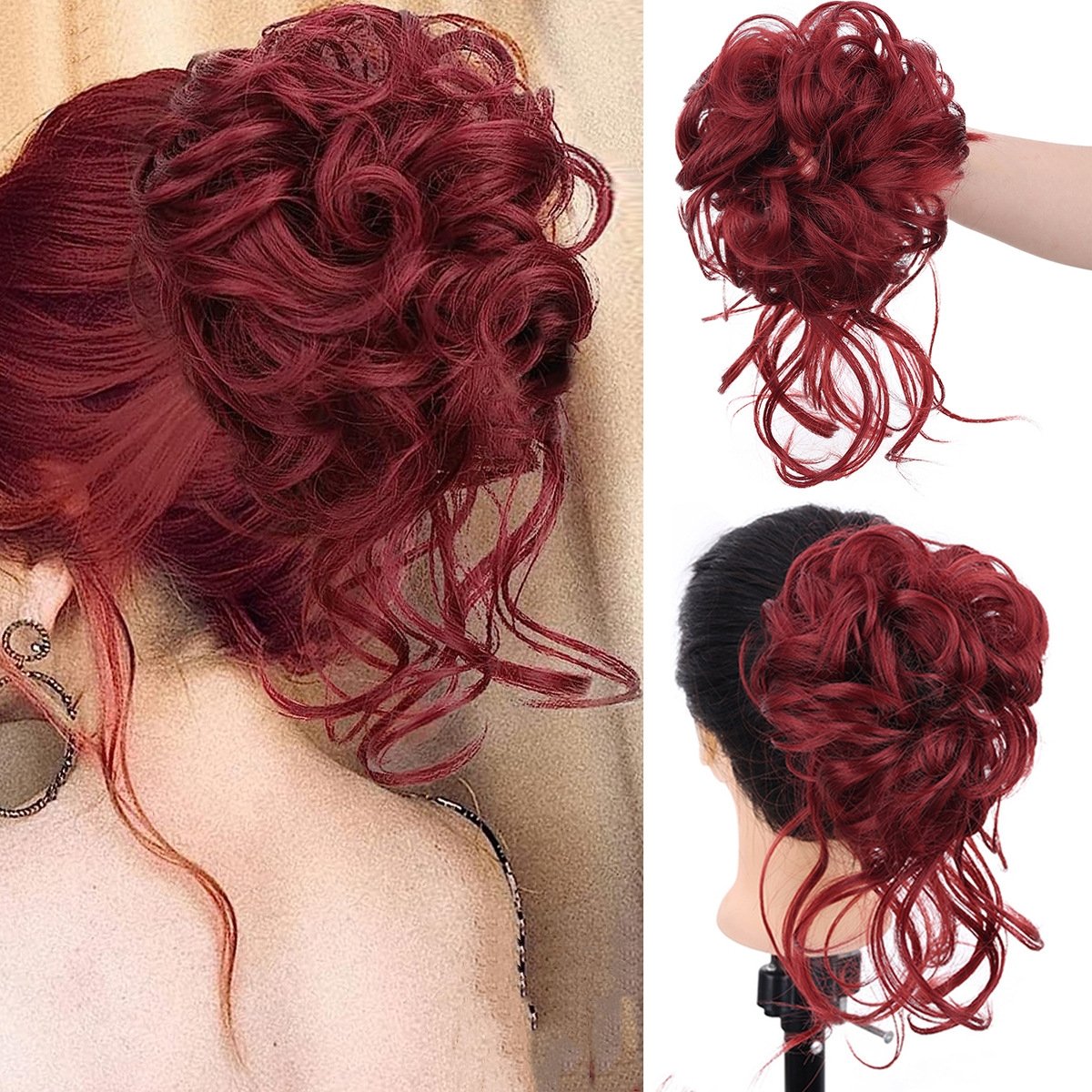 🌈Hot Sale 49% OFF - Curly Bun Hair Piece