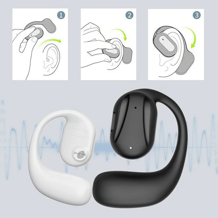 【Last 100 items🥳】Single-Ear Bone Conduction Bluetooth Wireless Earbud