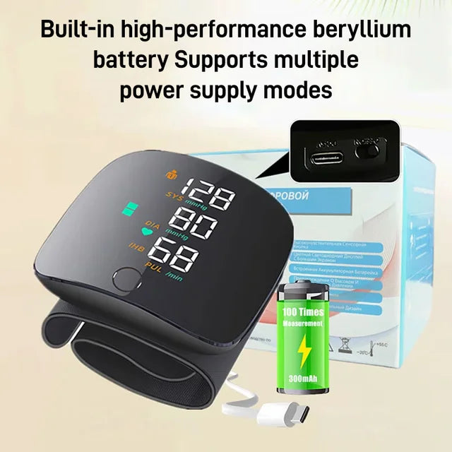 🔥LAST DAY Promotion 49% OFF🔥Automatic Wrist Blood Pressure Measuring Instrument