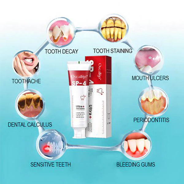 🔥2024 HOT SALE🔥 PRO Oveallgo™ SP-4 Probiotic Whitening Toothpaste