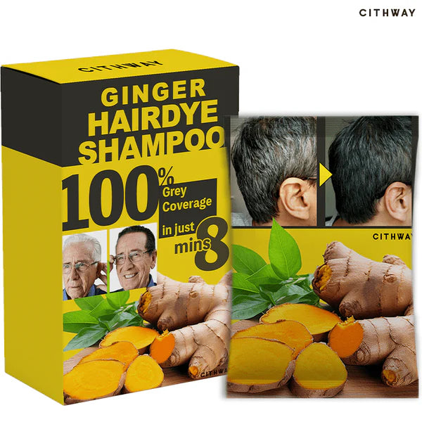 Cithway™ Magic Ginger Plant Hair Darkening Dye Shampoo (Set of 2)