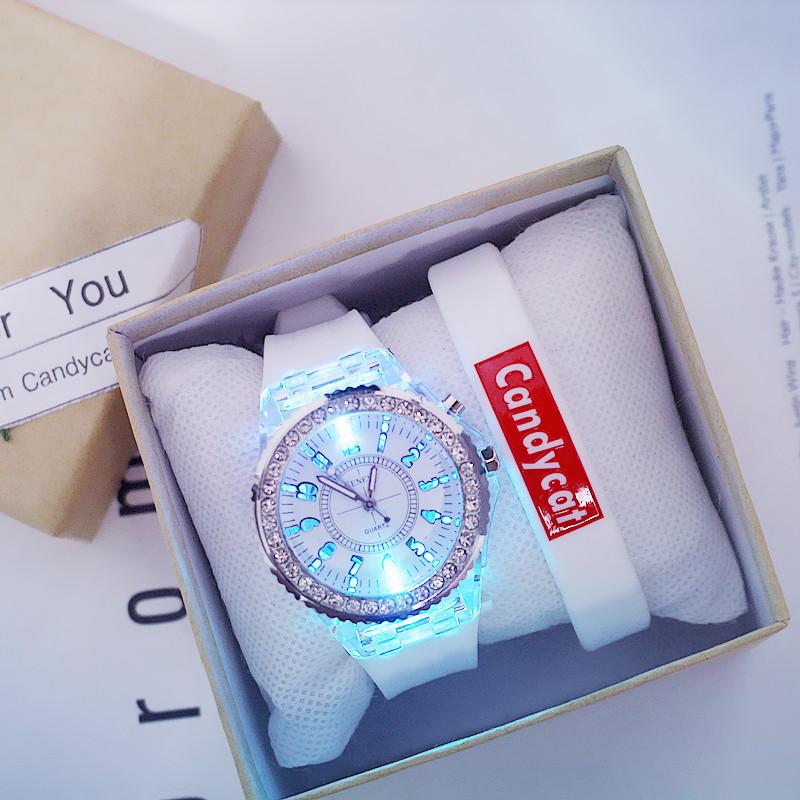 【Designed by French romantic masters】GENEVA Colorful Luminous Couple Watch